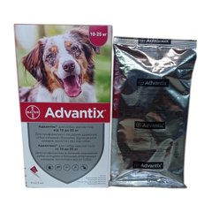 Адвантикс для собак 10-25 кг, 4 пипетки 2638 фото