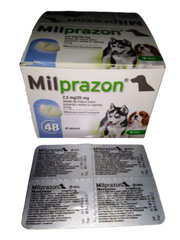 Таблетки Милпразон для собак и щенков от 0,5кг (48 таблеток) 3795 фото