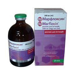 Марфлоксин 10% р-н ін. 100мл 2788 фото