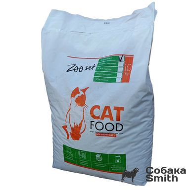Сухой корм для кошек ZOOset с мясным ассорти 10 кг 2506 фото