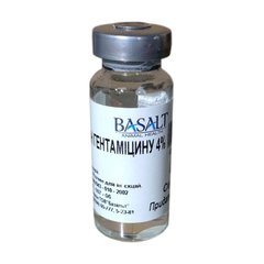 Гентаміцин 4% р-н, ін. 10мл (Базальт) 2768 фото