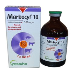 Марбоцил 10% раствор для инъекций, 100 мл 3329 фото