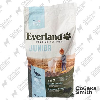 Сухой корм для щенков Эверленд с уткой 10кг 3392 фото