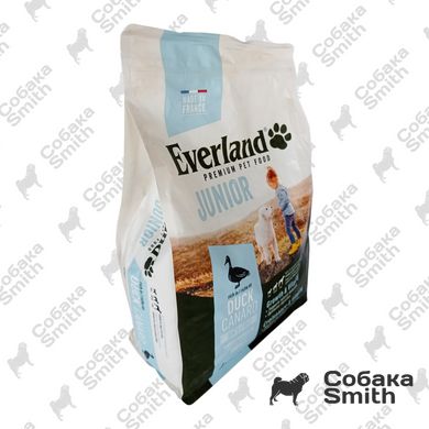 Сухой корм для щенков Эверленд с уткой 4кг 3393 фото